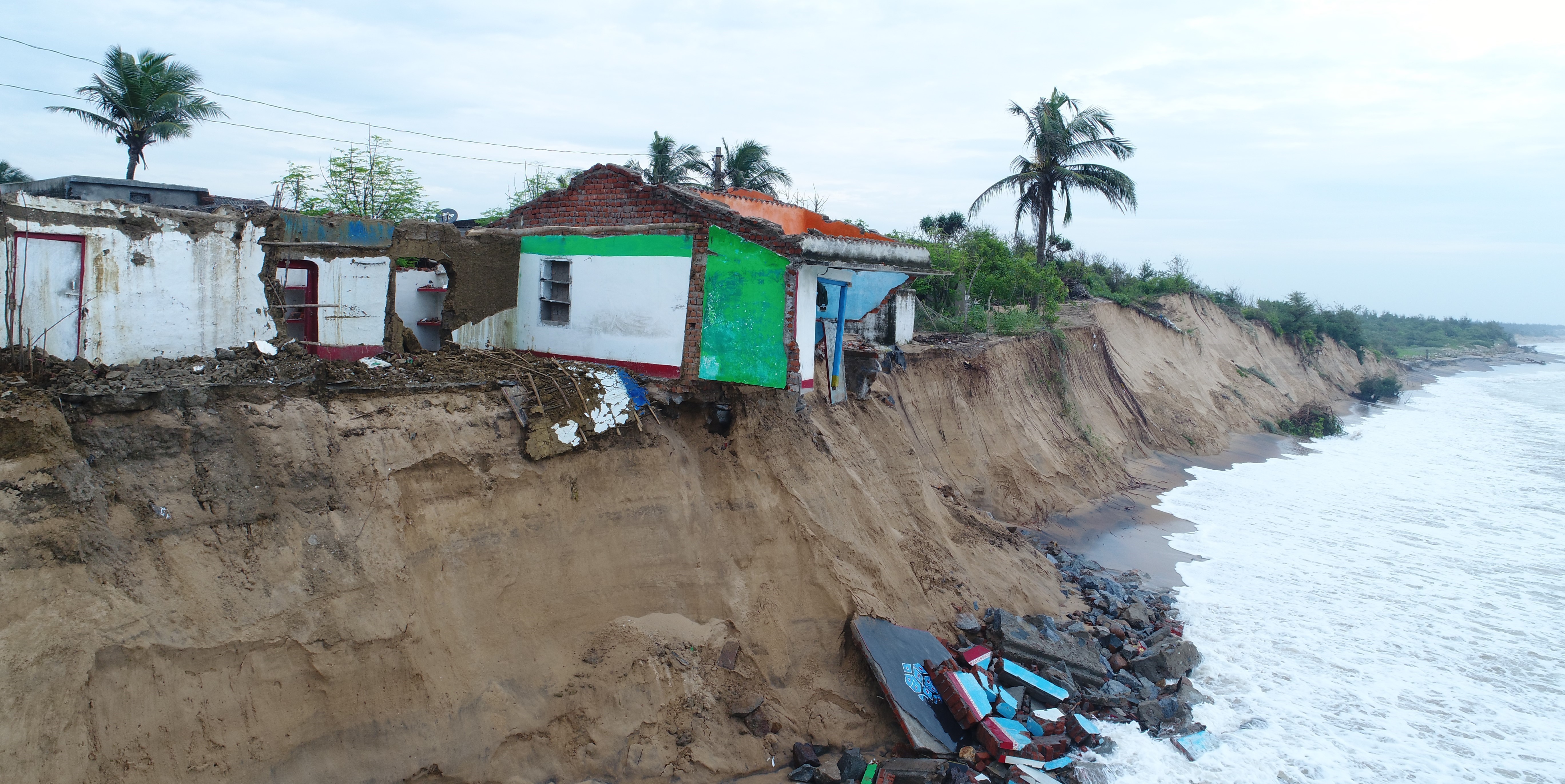 shoreline erosion at Ramayapatnam